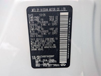 2026 INFINITI QX80 PURE