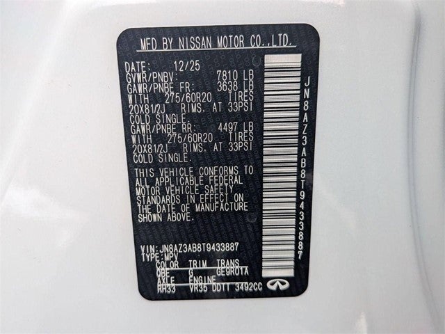 2026 INFINITI QX80 PURE