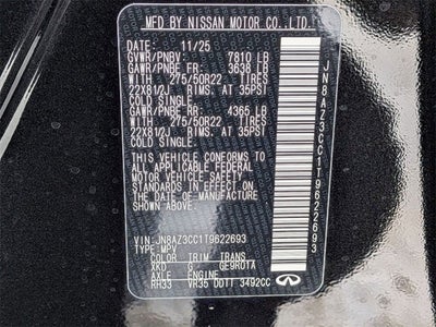 2026 INFINITI QX80 AUTOGRAPH