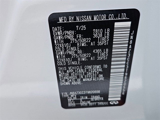 2026 INFINITI QX80 AUTOGRAPH