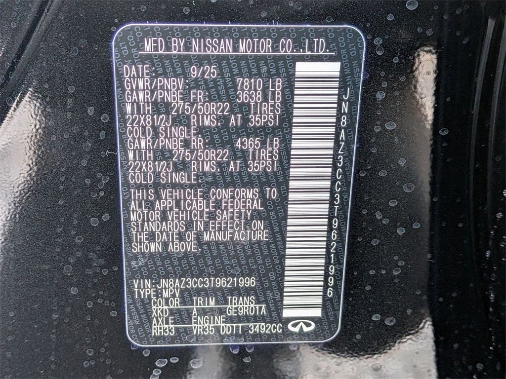 2026 INFINITI QX80 AUTOGRAPH