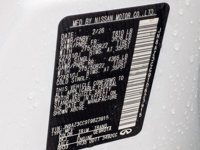 2026 INFINITI QX80 AUTOGRAPH