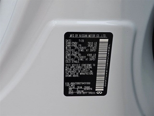 2026 INFINITI QX80 SPORT