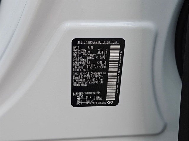 2026 INFINITI QX80 SPORT