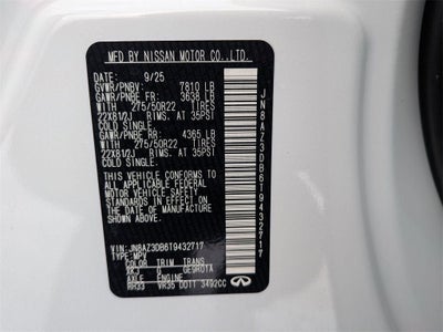 2026 INFINITI QX80 SPORT