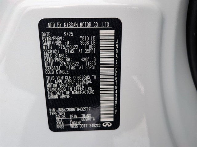 2026 INFINITI QX80 SPORT