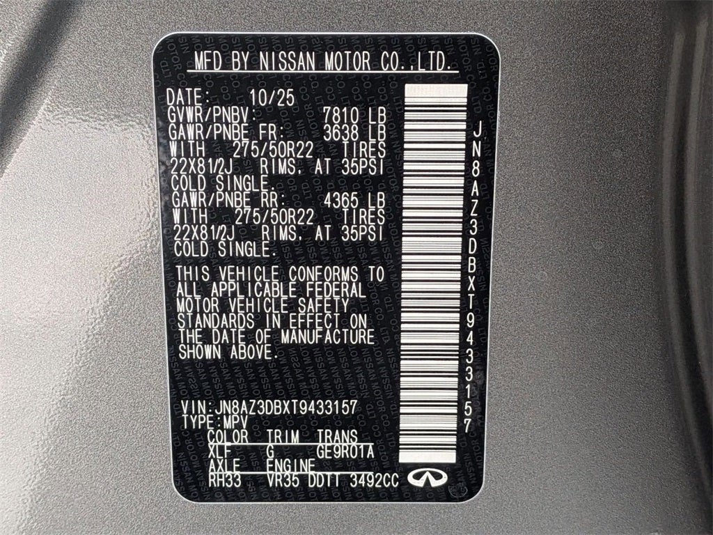 2026 INFINITI QX80 SPORT