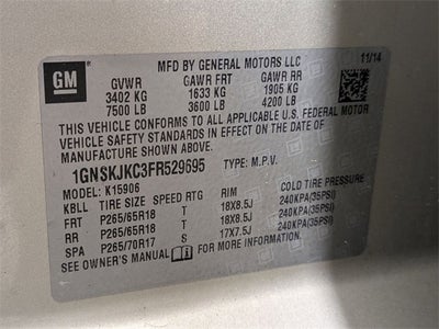 2015 Chevrolet Suburban LT