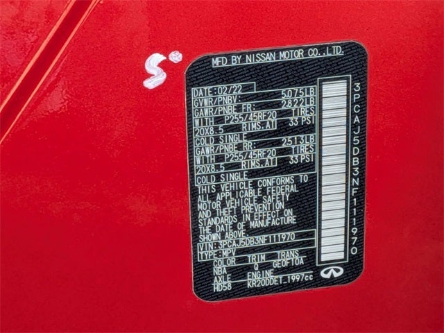 2022 INFINITI QX50 Autograph