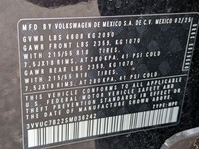 2025 Volkswagen Taos 1.5T SE