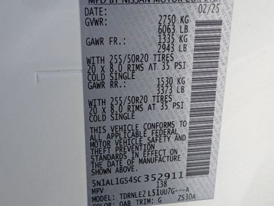 2025 INFINITI QX60 Sensory