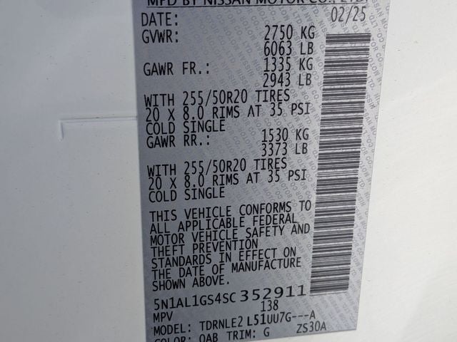 2025 INFINITI QX60 Sensory