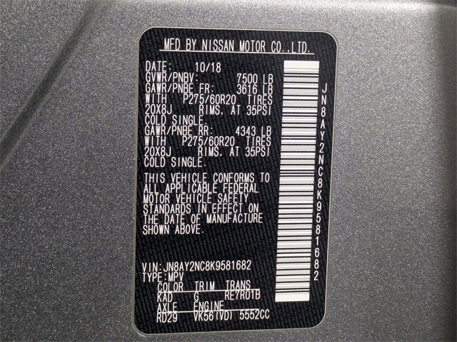 2019 Nissan Armada SL