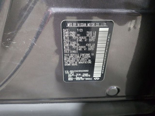 2024 INFINITI QX80 LUXE