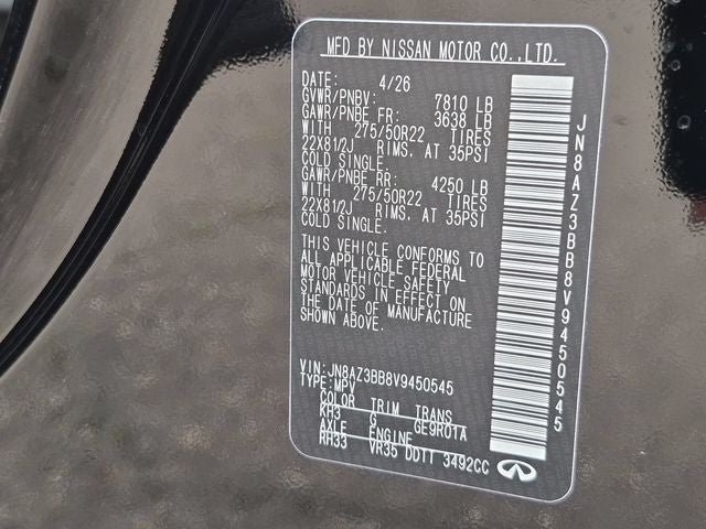 2027 INFINITI QX80 LUXE