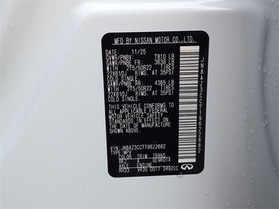 2026 INFINITI QX80 AUTOGRAPH