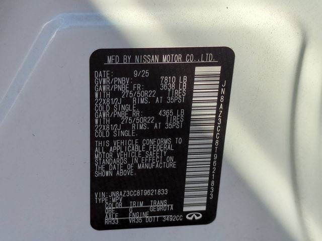 2026 INFINITI QX80 AUTOGRAPH