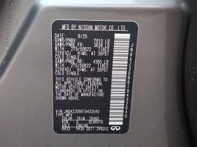 2026 INFINITI QX80 SPORT