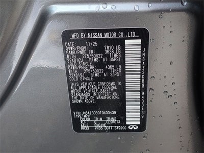 2026 INFINITI QX80 SPORT