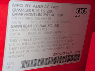 2021 Audi Q3 Premium quattro