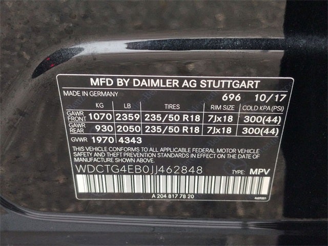 2018 Mercedes-Benz GLA GLA 250