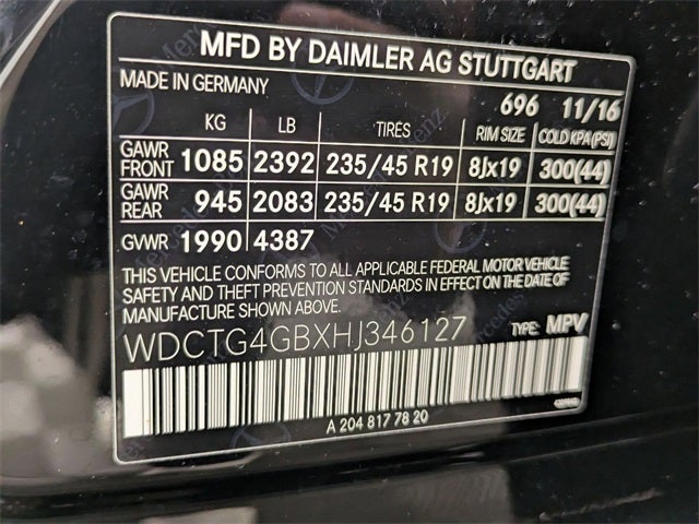 2017 Mercedes-Benz GLA GLA 250 4MATIC®