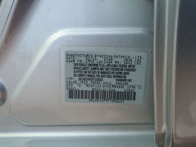 2015 Nissan Sentra SL