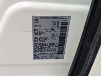 2025 INFINITI QX60 LUXE