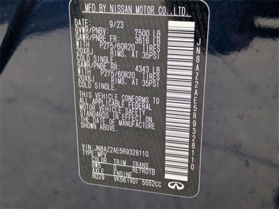 2024 INFINITI QX80 LUXE