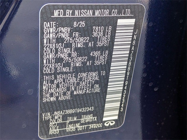 2026 INFINITI QX80 LUXE