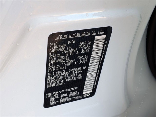 2026 INFINITI QX80 AUTOGRAPH