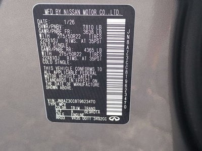 2026 INFINITI QX80 AUTOGRAPH
