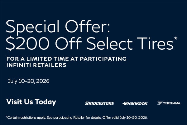 $200 OFF Select Tires 