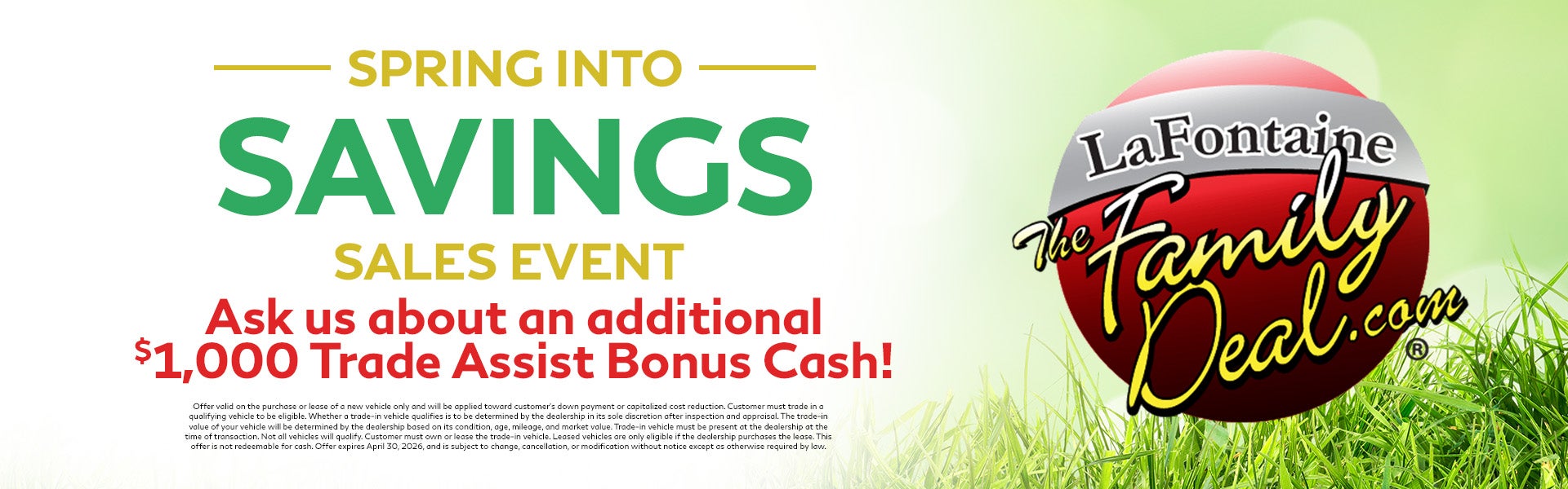 Spring Into Savings